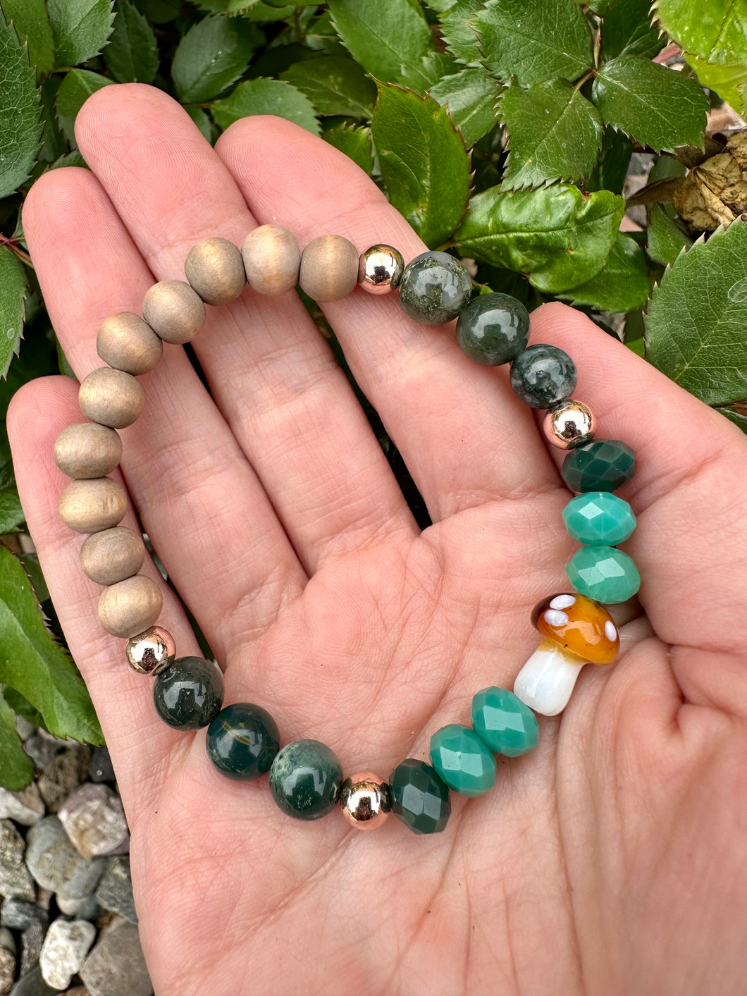 Order for Jessica M Moss Agate Mushie Stretchy Bracelet