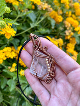 Load image into Gallery viewer, Optical Calcite Wire Wrapped Necklace
